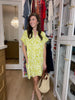 Twist of Lime Shift Dress