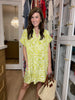 Twist of Lime Shift Dress