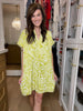 Twist of Lime Shift Dress