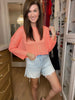 Sunny Side Denim Shorts in Light Wash