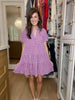 True Delight Gingham Dress in Purple