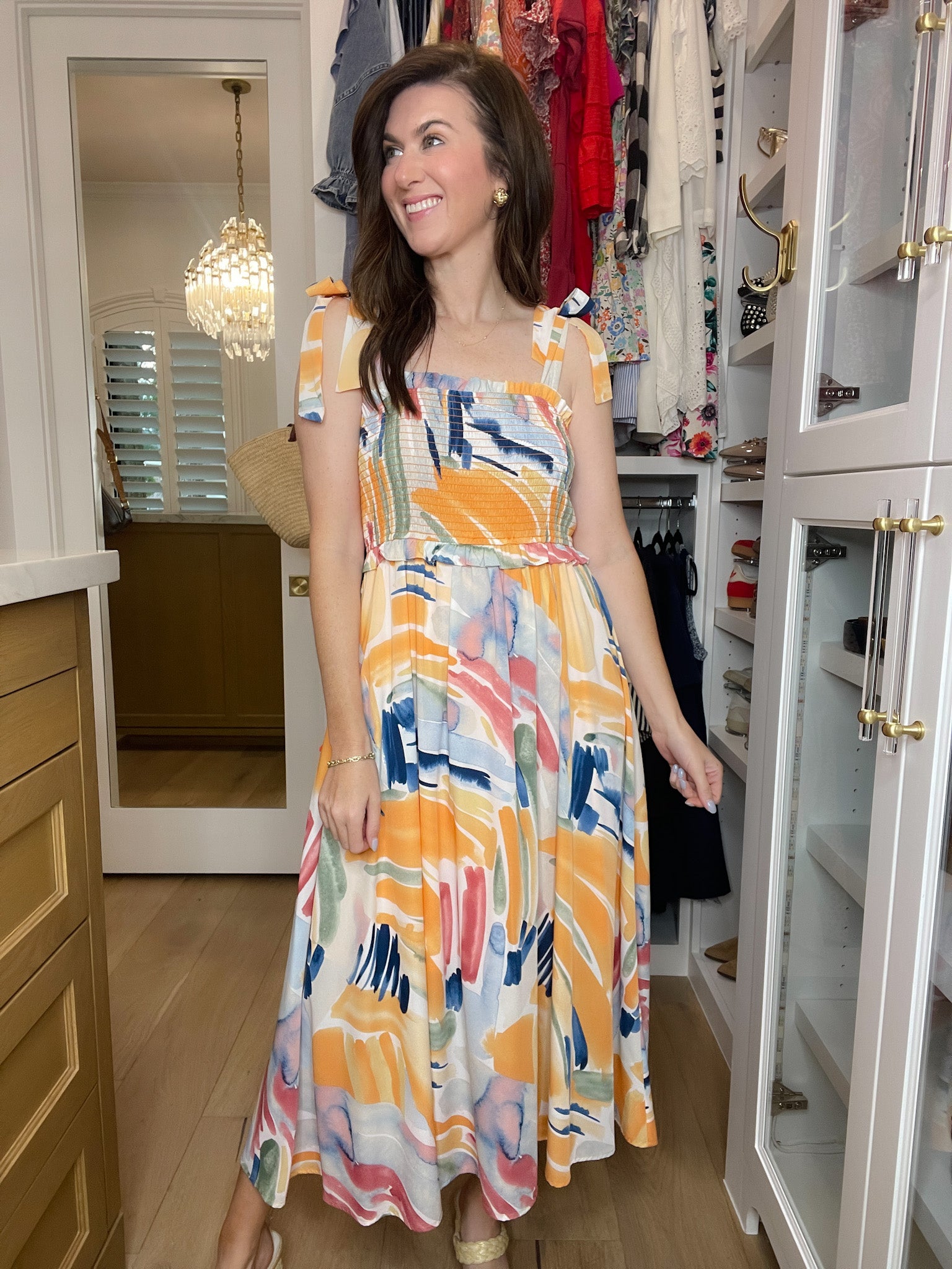 Picture Perfect Vacation Midi Dress