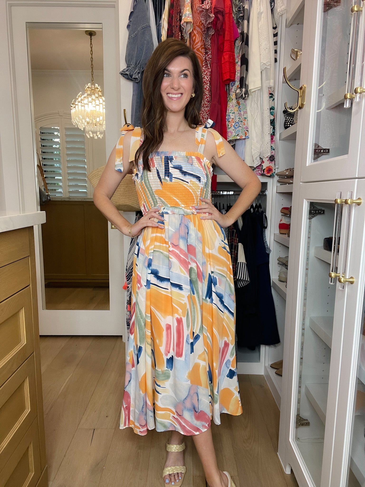 Picture Perfect Vacation Midi Dress