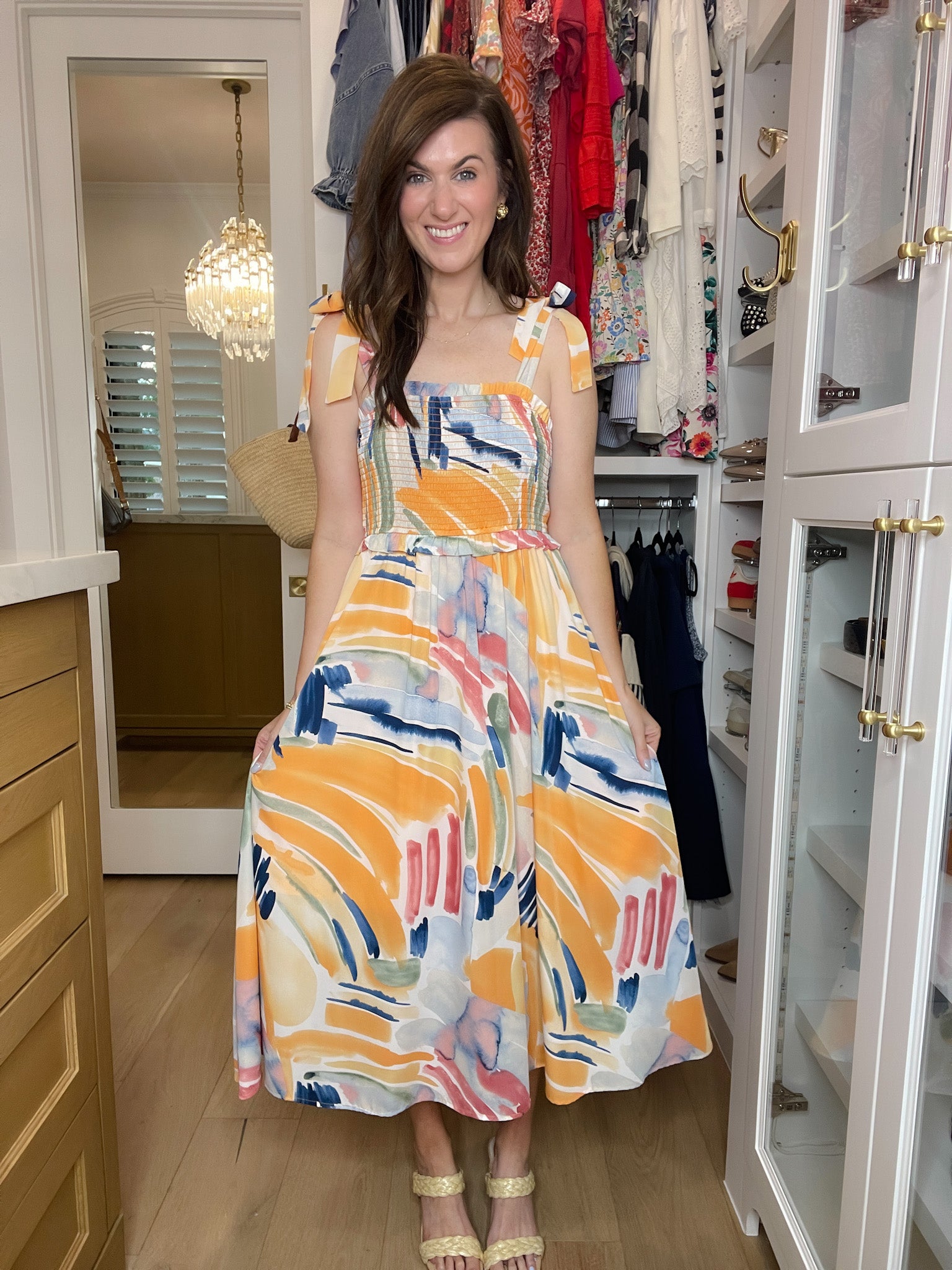 Picture Perfect Vacation Midi Dress