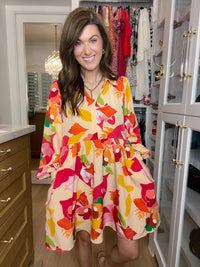 Color Crush Floral Dress