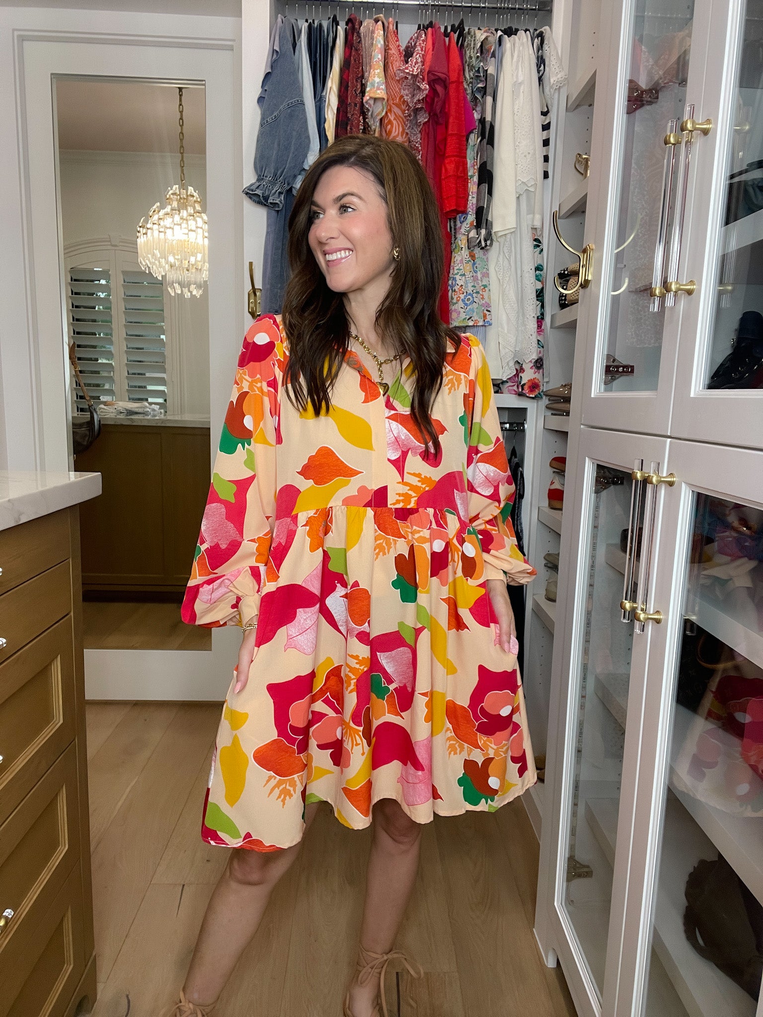 Color Crush Floral Dress