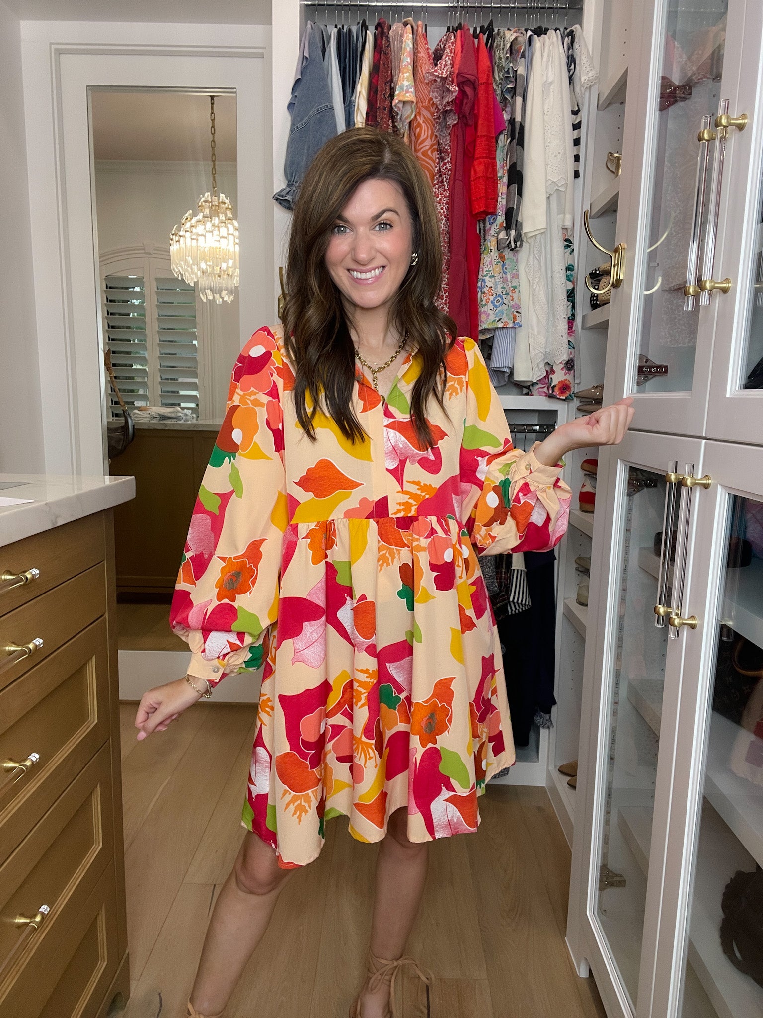 Color Crush Floral Dress