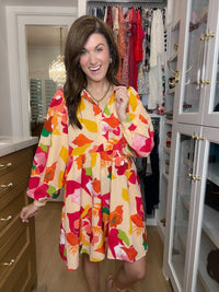 Color Crush Floral Dress