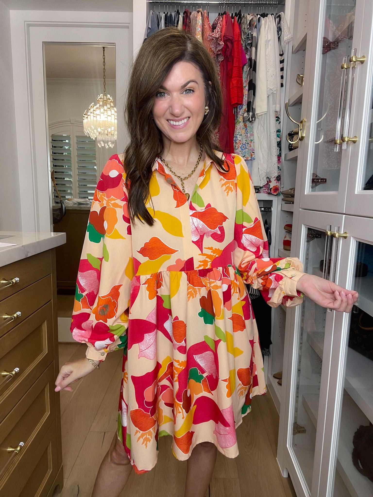 Color Crush Floral Dress