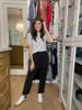 Everyday Escape Mineral Washed Pants in Black