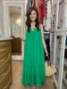 Strolling Through Seaside Dress in Kelly Green