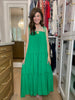 Strolling Through Seaside Dress in Kelly Green