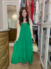 Strolling Through Seaside Dress in Kelly Green