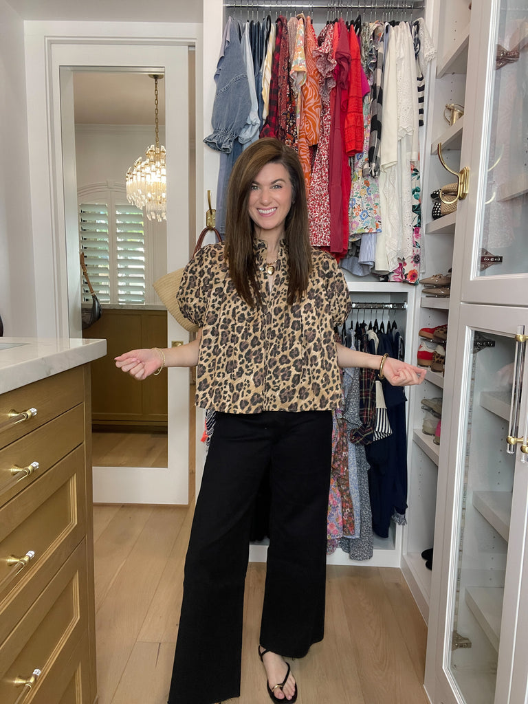 Leopard Lane Top