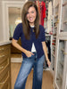 The Ivy Lane Cardigan in Navy
