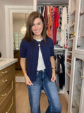The Ivy Lane Cardigan in Navy