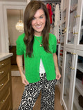 The Ivy Lane Cardigan in Green