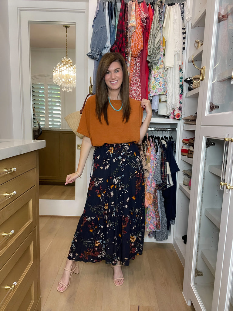 Meadow Muse Floral Maxi Skirt