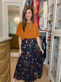 Meadow Muse Floral Maxi Skirt
