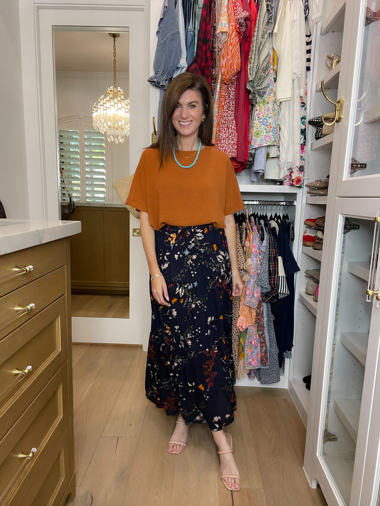 Meadow Muse Floral Maxi Skirt