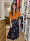 Meadow Muse Floral Maxi Skirt
