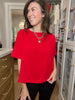 Simply Stated Tee in Red