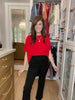 Simply Stated Tee in Red