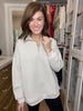 Cozy Mindset 1/4 Zip Pullover in Beige