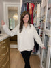 Cozy Mindset 1/4 Zip Pullover in Beige