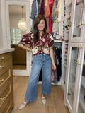 Mica McKay High Rise Wide Leg Jeans
