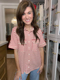 In the Details Button Front Top in Red