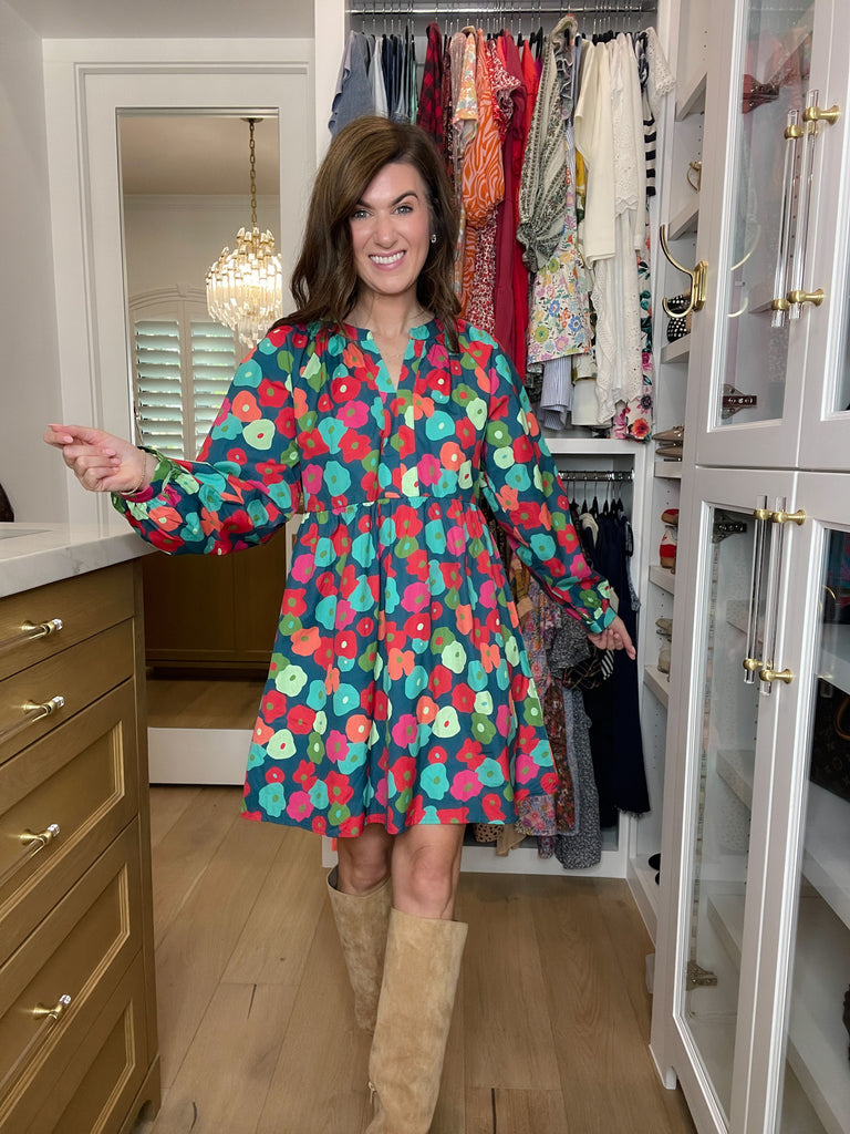 Fresh Horizons Floral Dress