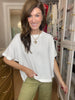 Simply Stated Tee in Off White