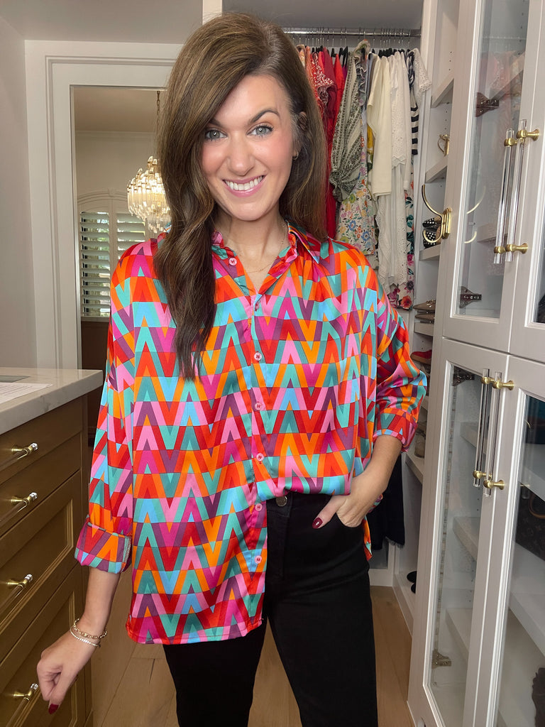 Zest for Life Button Down