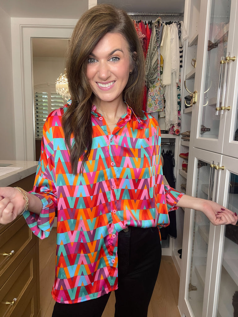Zest for Life Button Down