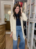 Time to Smile Cardigan in Natural