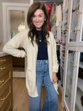 Time to Smile Cardigan in Natural