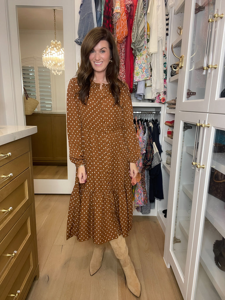 Heirloom Spice Midi Dress