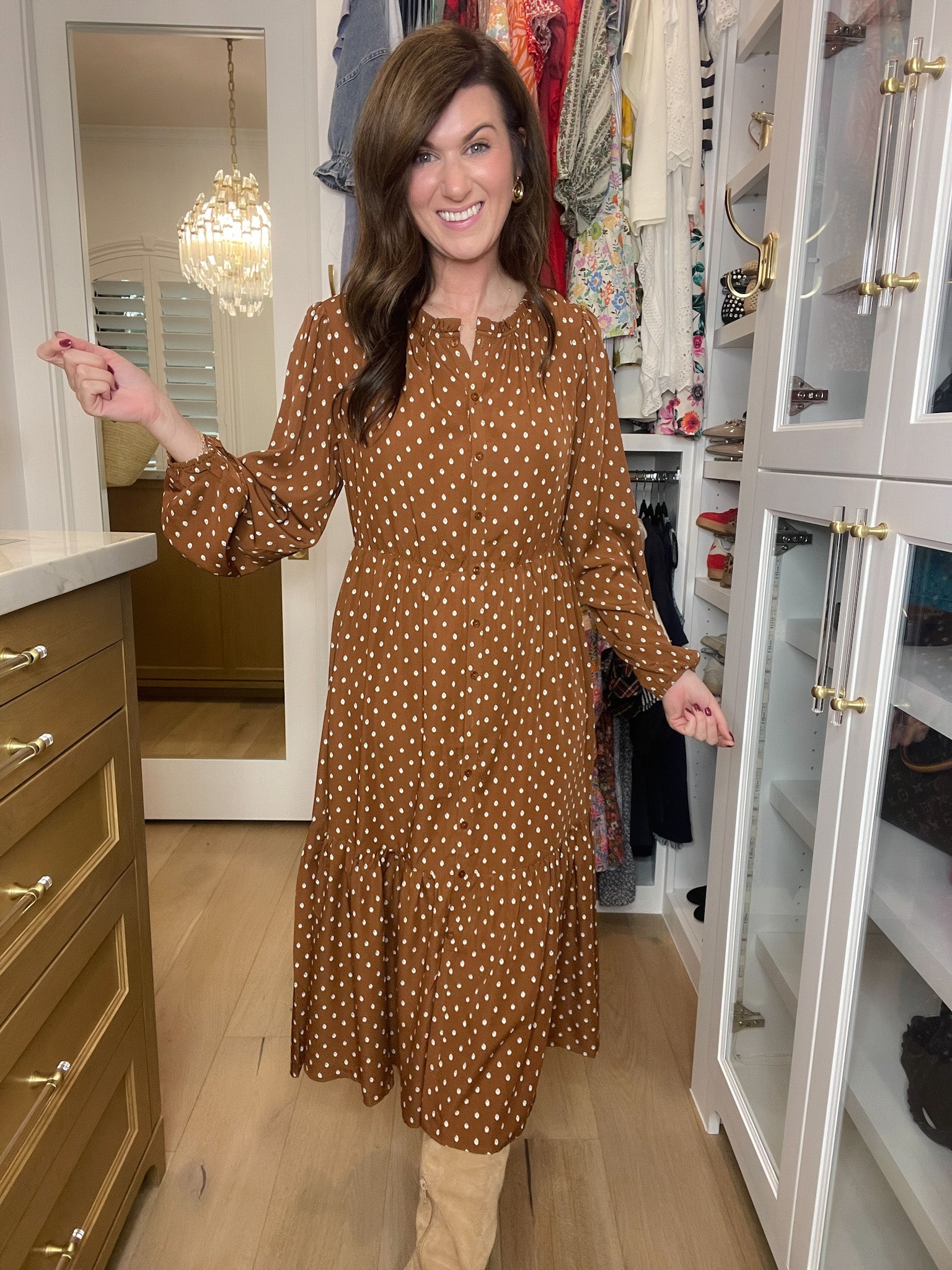 Heirloom Spice Midi Dress