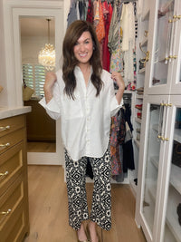 Monochrome Muse Cropped Pants