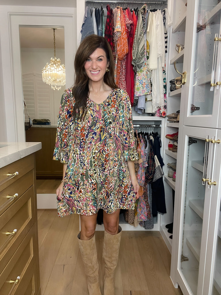 *BELLES & DOORBUSTER* Better Than Fiction Dress in Olive *FINAL SALE*