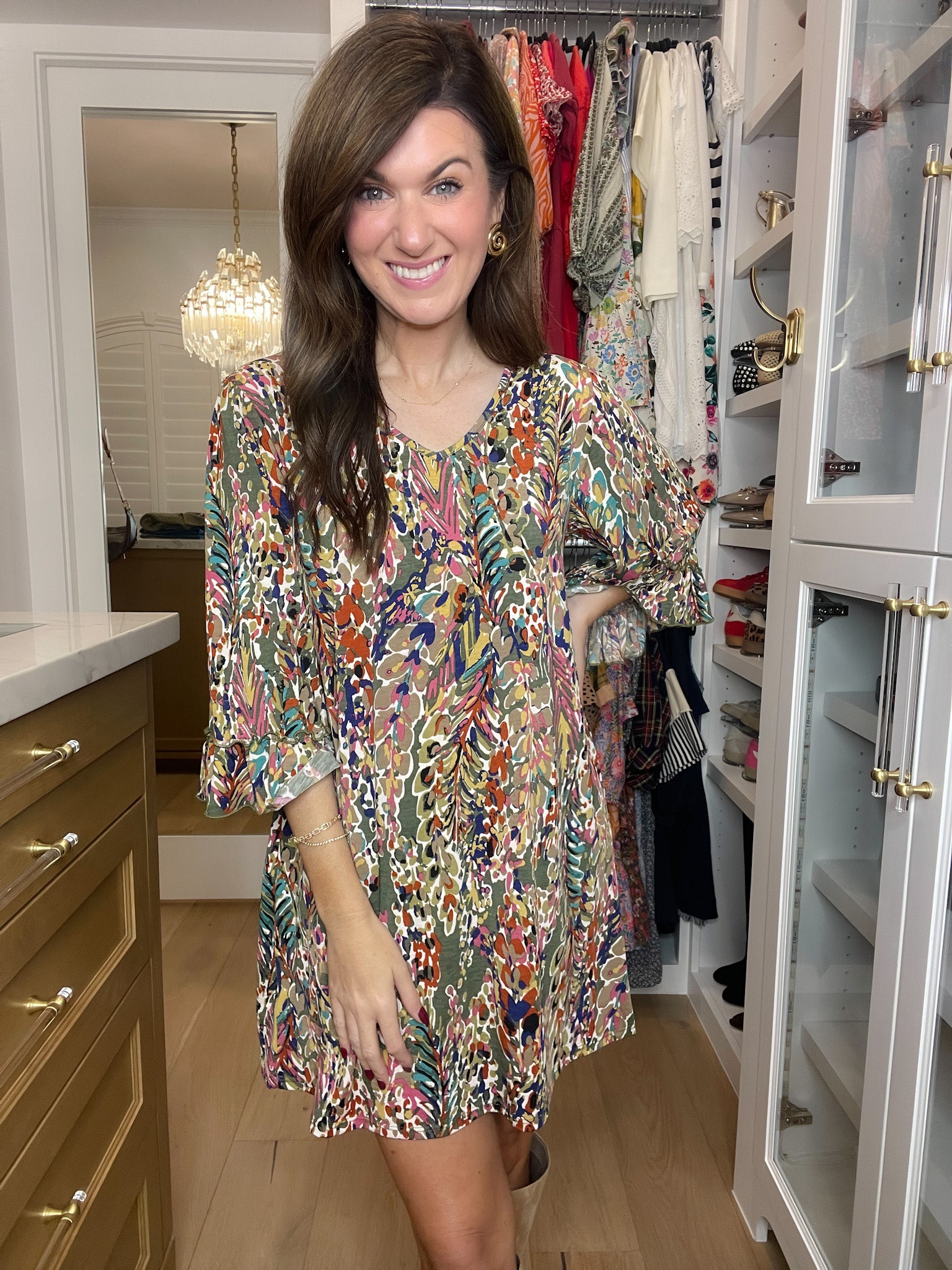 *BELLES & DOORBUSTER* Better Than Fiction Dress in Olive *Final Sale*