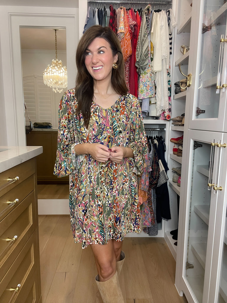 *BELLES & DOORBUSTER* Better Than Fiction Dress in Olive *FINAL SALE*