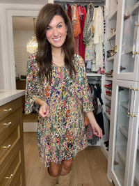 *BELLES & DOORBUSTER* Better Than Fiction Dress in Olive *Final Sale*