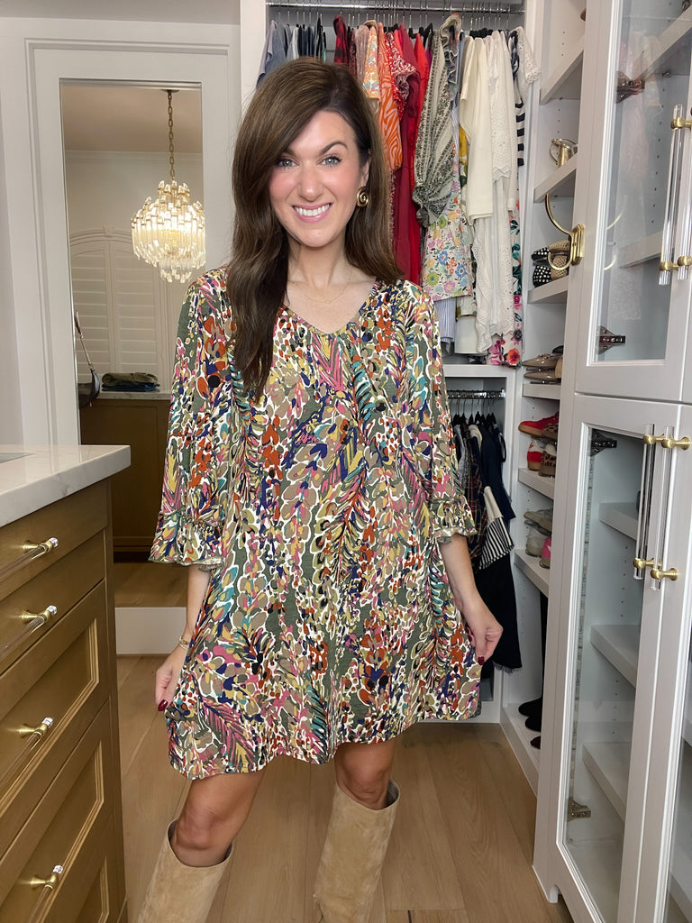 *BELLES & DOORBUSTER* Better Than Fiction Dress in Olive *FINAL SALE*