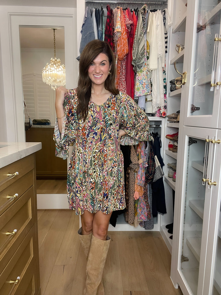 *BELLES & DOORBUSTER* Better Than Fiction Dress in Olive *FINAL SALE*