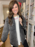 Levelland Denim Jacket in Charcoal