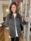 Levelland Denim Jacket in Charcoal