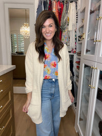 Morning Meadow Top in Blue