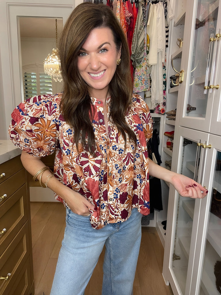 Autumn Petals Top